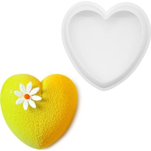 New Heart Shaped Silicone Cake Mold Mousse Mould Chocolate Molds kitchen 3D DIY Homemade Baking Tools Cake Decorating