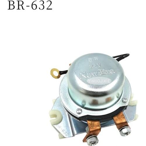 Original Japan NEW ERA battery relay battery switch for Sumitomo 6BD1 SH200 excavator accessories 24V voltage BR-632