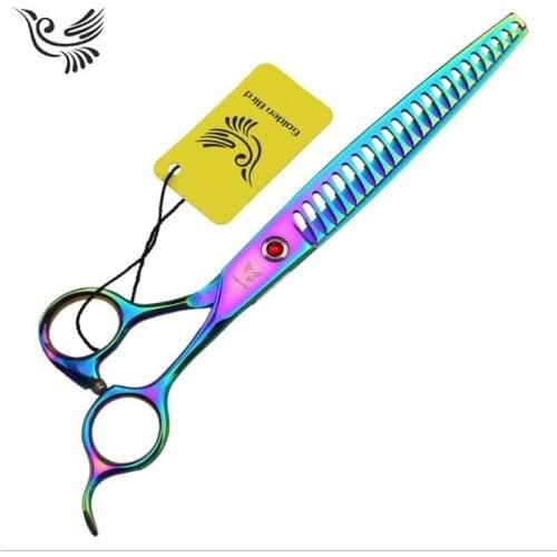 Professional 8 Inch Pet Grooming Scissors Grooming Shears for Dog Thinning Scissors Animals Hair Cutting Tools +bag