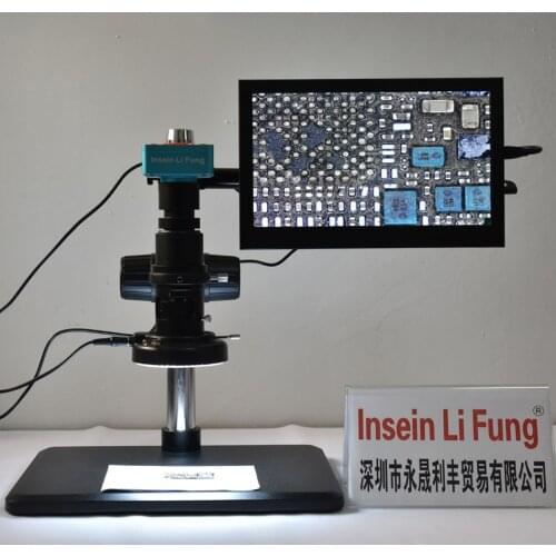 Full HD 28MP 1080P 60FPS Industrial Electronic Video Microscope Camera HDMI Magnifier USB PCB Phone Repair Tool