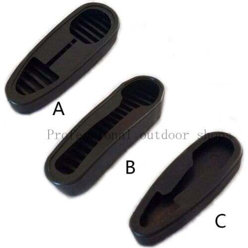 Ribbed Stealth Slip Hunting Tactical Recoil Pad Ar15 M4 6 Position Rubber Combat Buttpad Butt Pad AR15 Gun Pad Fit M4 AR 15 T6