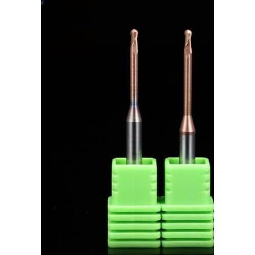 Lengthe Tungsten carbide ball nose cutter CNC engraving carving router bit milling cutter for wood and Gold and silver jewemetal