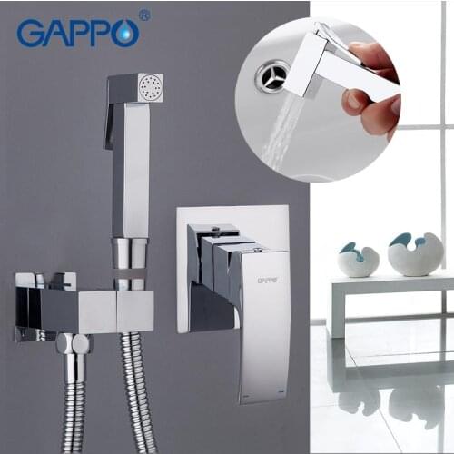 GAPPO Bidets Bidet Toilet Shower Sprayer Bathroom Muslim Shower Bidet Mixer Brass Tap Toilet Spray Shattaf Ducha Higienica