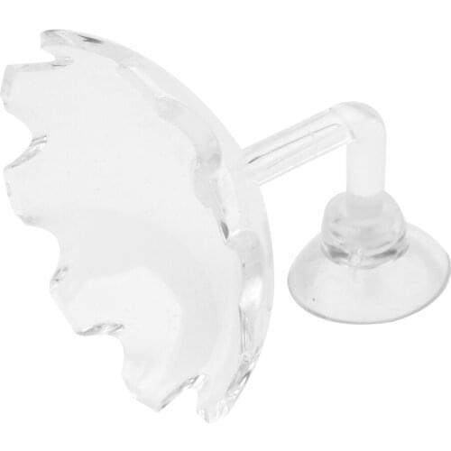 Clear Aquatic Fish Tank Food Dish Bowl Shrimp Feeding Dish for Shrimp Food