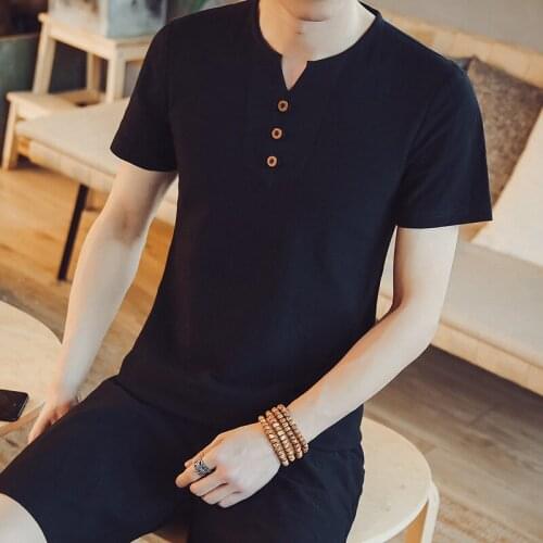 BOUSSAC Men's Plain T-shirts