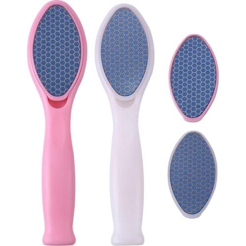 Efficient Foot Rasp File Scraper Feet Callus Remover Grinder Polishing Brush Heel Grater Elliptical Nano Foot Care Tool