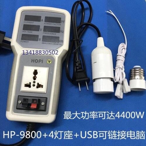 Socket Power Meter Electrical Parameter Tester Measuring Socket Power Meter 20A