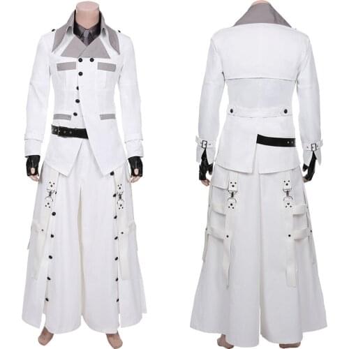 Final Fantasy VII Remake-Rufus Shinra Cosplay Costume Men Outfit Halloween Carnival Costumes