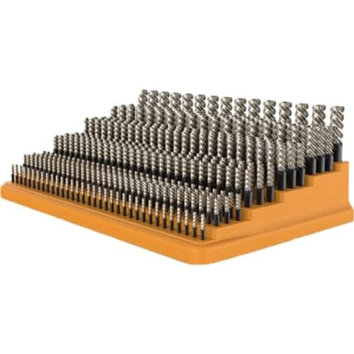 Milling cutter storage case ladder plastic box ER16 ER20 ER25 ER32 Collets collecting case for CNC tool parts collection