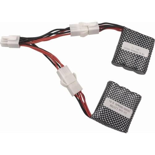 JYRC 9115 9116 S911 S912 RC Car Upgrade to 1600mah (2*800mah ) spare parts Double battery cable new Battery 9.6V 800mah Battery