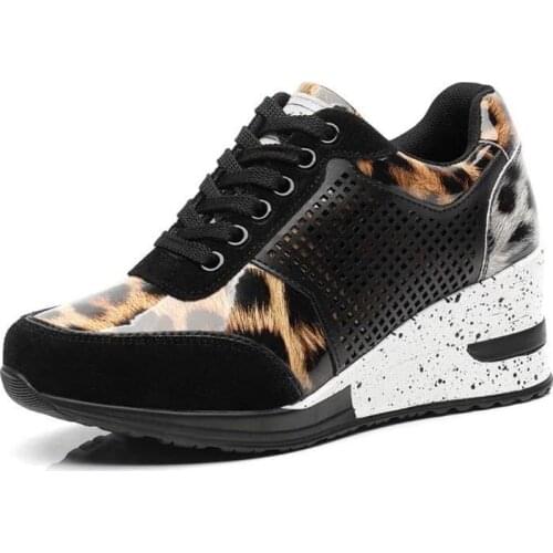 Wedge sneakers women shoes Fashion Breathable mesh Sports Shoes Mesh Lady plus Size Casual Walking Outdoor Shoes