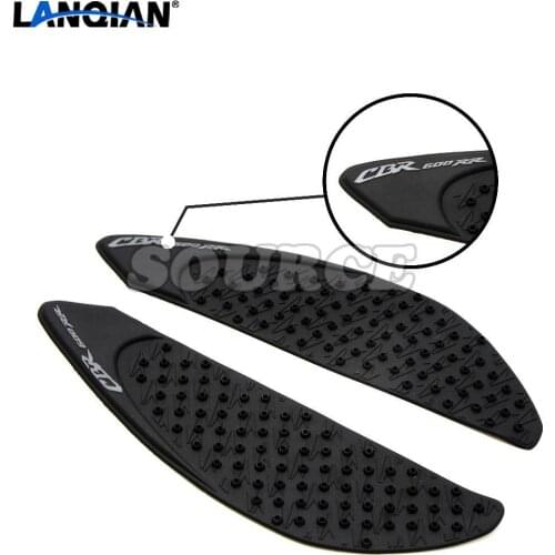 Hot Motorcycle Tank sticker Tank Traction Pad Side Carbon Stripe Wheel Decal Tape Sticker For Honda CBR 600RR CBR600RR 2007-2012