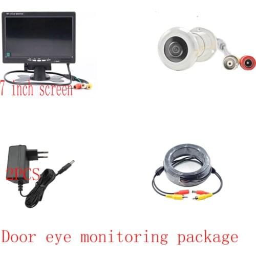 Mini Home Video Peephole Door Hole Camera 800TVL HD Door Eye CCTV camera Home security cameras Angle of 180