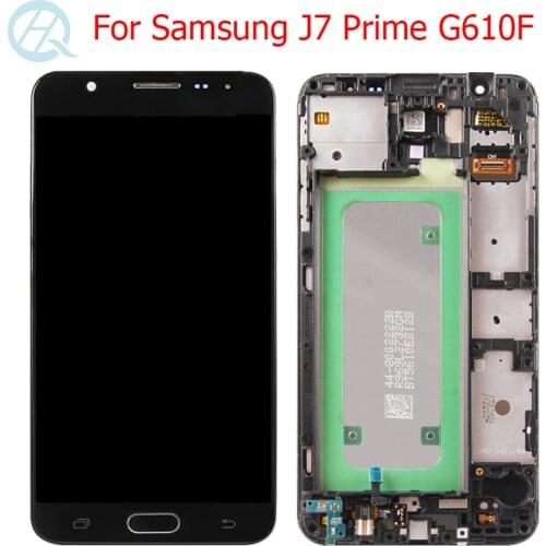 Original G610F LCD For Samsung Galaxy J7 Prime 2016 Display With Frame 5.5" J7 Prime SM-G610F G610M Display LCD Touch Screen