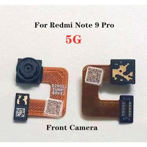 Original Front Camera Module For Xiaomi Redmi Note 9 Pro Note9pro 5G9. Small Front Camera Flex Cable Replacement Parts