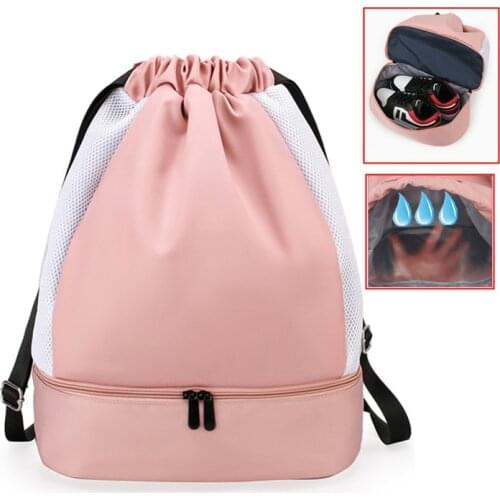 Gym Waterproof Swimming Travel Backpack For Mens Yoga and Fitness Large Hand Luggage Womens Beach Sports Shoes Drawstring Bag