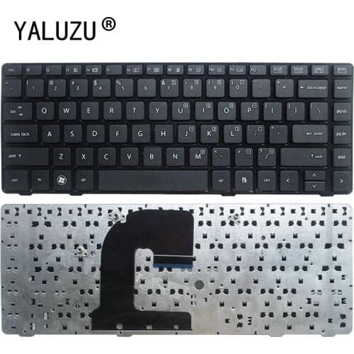 YALUZU US keyboard For HP EliteBook 8460 8460p for ProBook 6460 6460b 6465b English laptop keyboard with frame black