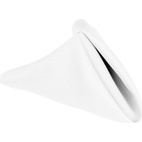 100pcs 20"x20" White Square Napkins For Wedding/Party Banquet Supplies Handkerchief Free Shipping