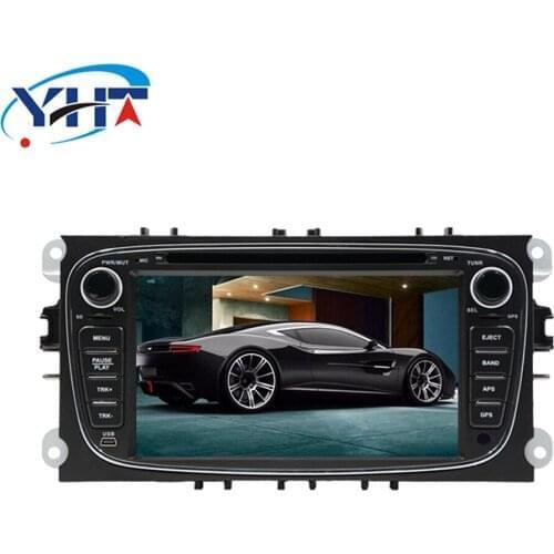 2din 7" Quad-Core 1+16G Android8.1 Car Radio DVD Player Wifi GPS CD SWC BT HD1024*600 for Ford Focus Mondeo Galaxy Multimedia