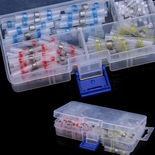 50/100pcs Solder Seal Wire Connector Solder Seal Heat Shrink Butt Terminals D4