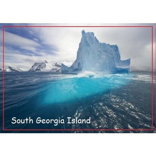 Decorative Fun Magnets South Georgia Island,Antarctica Travel Refrigerator Magnets 20491 Rectangle 78*54*3 mm
