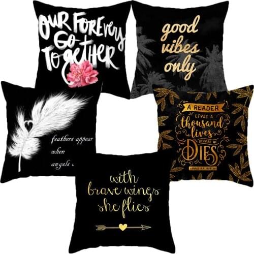 Proverbs Throw Pillow Case Cushion Covers for Home Sofa Chair Decorative Pillowcases