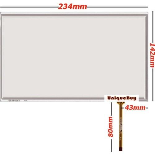 For 10.1inch 4-wire 234*142MM Digitizer Resistive Touch Screen Panel Resistance Sensor