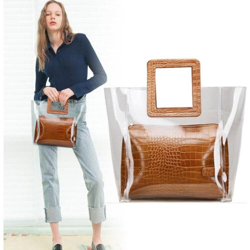 Jiessie & Angela Women's Transparent Bags
