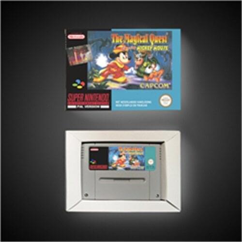 The Magical Quest starring Mick Mouse - EUR Version Action Game Card with Retail Box