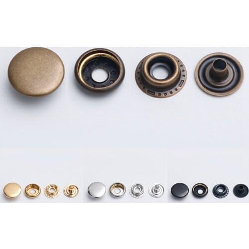 12mm-20mm Snap Buttons For Jeans Coat Clothing Fastener Press Studs Sewing Button Sewing Leather Craft Clothes Bags Garment