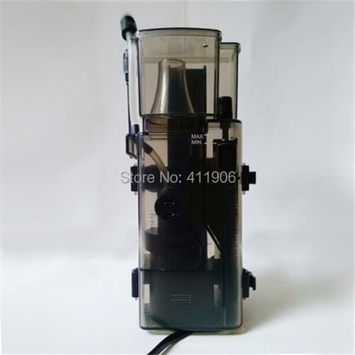 Mini Protein Skimmer with 3.5W Water Pump inside 300L/H For Aquarium Tank 95L Fish/Coral Hang On Type free shipping