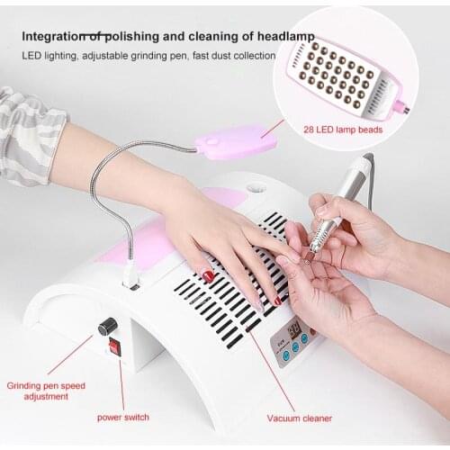 PINPAI multi-purpose phototherapy machine 5-in-1 nail machine polishing machine vacuum cleaner integrated machine TSCM1