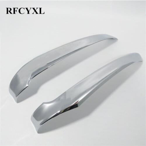 Car Door Side Rearview Mirror Strip Trim Cover For Mazda CX-5 CX5 2017-2018 ABS Chrome Exterior Decoration Car Accessories