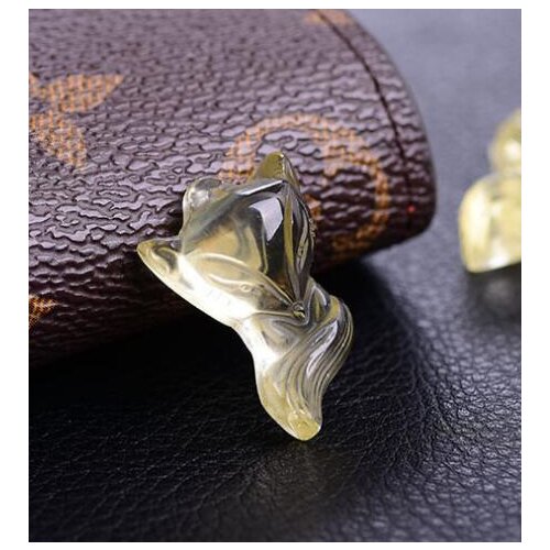 Drop Shipping Natural topaz fox Necklace Pendant Mens Jewelry Womens jewelry Mens Jewelry Womens Jewelry