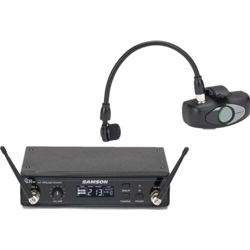 Samson AirLine ATX Series AWX Wind Instrument Micro Transmitter UHF Wireless System with HM60 Microphone and CR99 Receiver