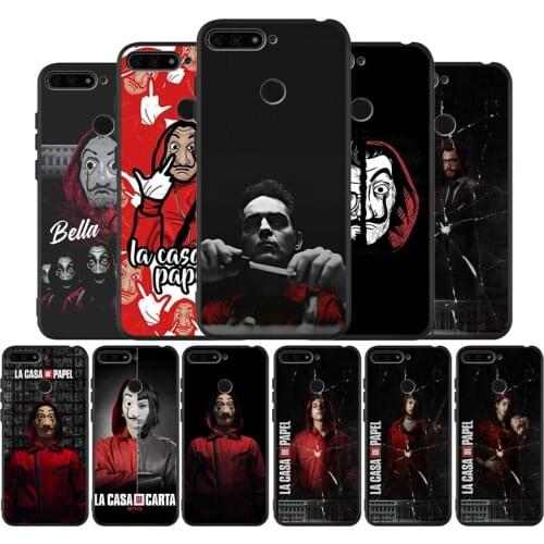 TV series Money Heist House of Paper Black Silicone Soft Phone Case For Honor 8X 9 8 10 20 30 Lite Pro MATE 9 10 20 30 Pro Lite