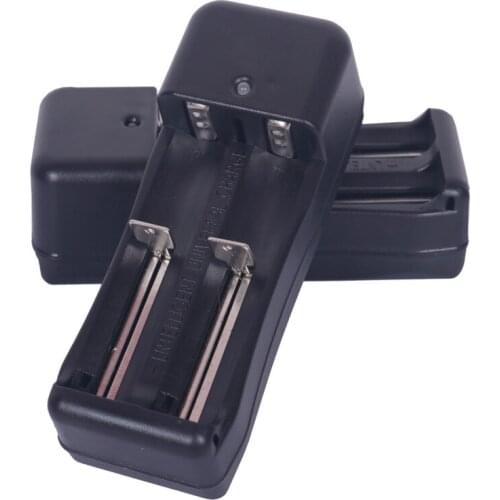 Universal 18650 Dual Battery Charger AC 110 -220V Li-ion Rechargeable Smart Charger for 14500 16250 16340 Batteries US/EU plug