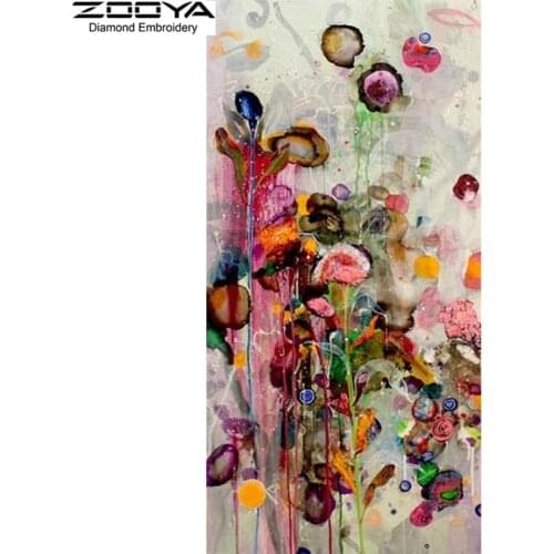 ZOOYA Diamond Embroidery 5D DIY Diamond Painting Color Flower Painting Diamond Painting Cross Stitch Rhinestone Decoration CJ410