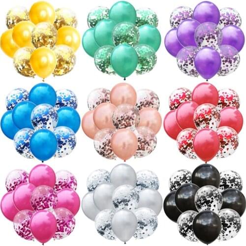 10pcs/lot Rose Gold Black Latex Balloons Wedding Decoration Baby Shower Birthday Party Decor Clear Air Balloons kids toy globos