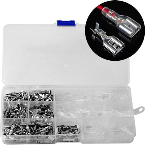 600/270pcs Wire Terminals Male Female Connection Terminal