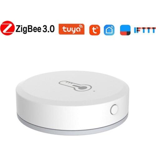 Wireless ZigBee 3.0 Smart Temperature Humidity Sensor Indoor Hygrometer Work With Zigbee Hub Easy Installation Stick To Use