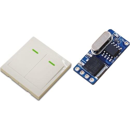 DC 3.5v-12v Remote Switch Wireless Remote Control Switch DC3.5v 3.7v 5v 7.4v 8.4v 9v 12v Mini Relay Receiver 86 Wall Transmitter