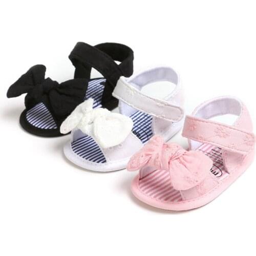 New Cotton Fabric New Baby Summer Girs Fashion Sandals Sneakers Infant Shoes 0-18 Month Baby Sandals
