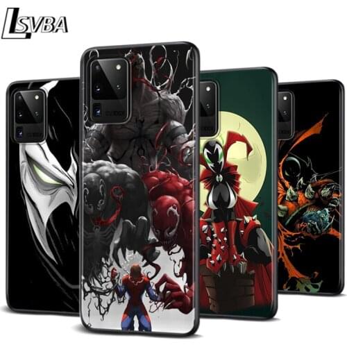 Spawn the Black for Samsung Note 20 10 9 8 Ultra Plus A91 A81 A71 A51 A42 A41 A31 A21 A12 A11 A01 Black Phone Case