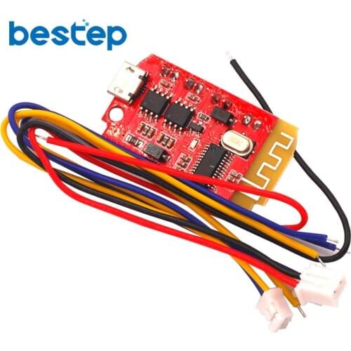 CT14 Micro 4.2 Stereo Bluetooth Power Amplifier Board Module 5VF 5W+5W Mini with Charging Port for Refitting Idle Sound Box