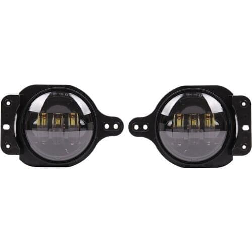 For Fog light LED round 4", 30W car light, assembly support jeep wangler JL -2020