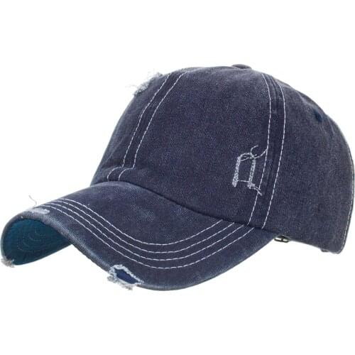 Jeans Baseball Cap Casual Solid Color Snapback Панама Womens Summer Caps Outdoor Sports Hats For Mens Шляпа Женская #T1P