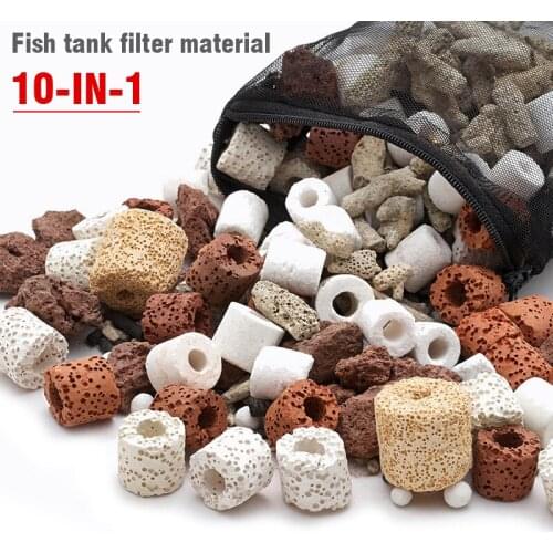 500g Aquarium Filter Media Bio Balls Rings Water Odour Purify For Pond Fish Tank Tools Accessories