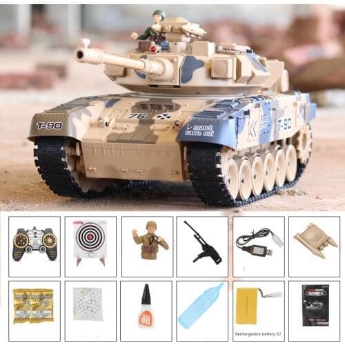 Remote Control Tank Toy Dual battery 1/16 heng long tank Tiger Military Model Vibrating Smoking Bullet 2.4Grc tank toys for boys