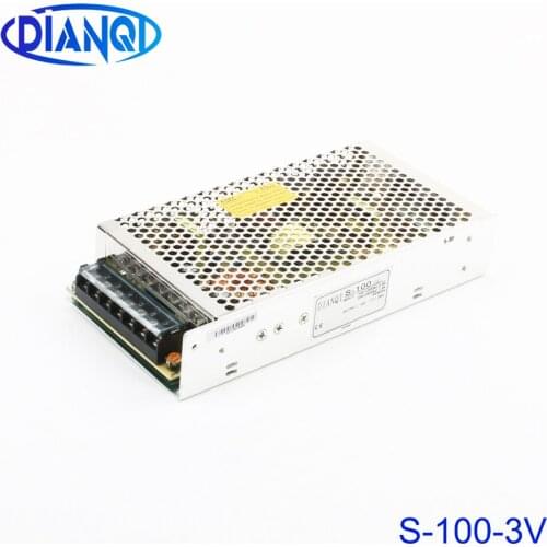 DIANQI power suply unit 100w 3V ac to dc power supply ac dc converter high quality S-100-3
